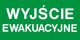 PIKTOGRAM DO OPRAWY MALER WYJŚCIE EWAKUACYJNE 1