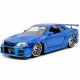 JADA F_F Nissan Skyline blue 2002 1:24 9397173314 8