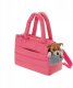 DoggyDolly TORBA FLUFFY RIDE MALINOWY 4