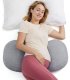 Momcozy PP201 IN SHAPED PREGNANCY PILLOW GRAY 1