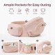 Momcozy BABY CARRIER WITH HIP SEAT AIR MESH-PINK 2