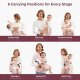Momcozy BABY CARRIER WITH HIP SEAT AIR MESH-PINK 3
