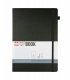 Sakura Squared Hard Cover Notebook A4 Black 1
