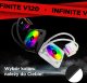 Chłodzenie wodne Rampage INFINITE V120 Białe 13