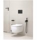 Bateria bidetowa Ferro BNS66PBL / NOSTRIS / BAT. BIDETOWA PODTYNK Z ZESTAWEM CZARNA 3