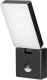 Orno ENID LED 10W, ogrodowa lampa z czujnikiem ruchu PIR, 800lm, IP65, 4000K, czarny, AD-OP-6605BLPMR4 252
