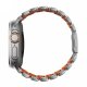 Nomad Stratos Band - titanowa bransoleta do Apple Watch 49mm z FKM (naturalny titanium, ultra orange FKM) 3