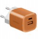 Ładowarka Energea Ładowarka sieciowa Ampcharge GaN35 USB-C/USB-A PD/PPS/QC3.0 35W pomarańczowy 1
