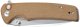 Sencut by We Knife Nóż składany Sachse S21007-3 brown micarta 3
