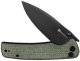 Sencut by We Knife Nóż składany Sachse S21007-2 green micarta 5