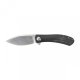 Trollsky Knives Nóż składany Mandu czarny/stalowe ostrze, limitowana edycja 1