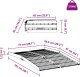 vidaXL Rampa dla wózka inwalidzkiego Srebrny 122 x 73,5 x 11 cm 10