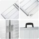 vidaXL Rampa dla wózka inwalidzkiego Srebrny 183 x 73 x 11 cm 8