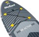 Rebel Active Deska SUP REBEL ACTIVE pompowana 244x76x10, zestaw 226
