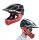 RockBros Kask TT-32006 Shark dziecięcy z odpinaną szczęką rozmiar S (48-52) - czarny 1