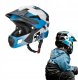 RockBros Kask rowerowy TS-61 10110061002 dziecięcy z odpinaną szczęką rozmiar M (54-57) - niebieski 1