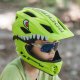 RockBros Kask rowerowy TT-32004 Shark dziecięcy z odpinaną szczęką rozmiar M (54-58) - zielony 3