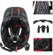 RockBros Kask rowerowy TT-32001 Rabbit dziecięcy z odpinaną szczęką różowy rozmiar S (48-52) 4