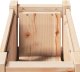Drewutnia vidaXL Doniczka ogrodowa naturalny 31 x 31 x 70 cm Lite drewno sosnowe 5