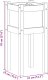 Drewutnia vidaXL Doniczka ogrodowa naturalny 31 x 31 x 70 cm Lite drewno sosnowe 7