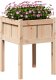 Drewutnia vidaXL Doniczka ogrodowa Lite drewno sosnowe 50 x 50 x 70 cm 3