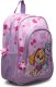 Euromic PAW PATROL GIRLS Backpack with 1 mesh side pocket, 300D polyester with glitter printed stars, 35 x 25 x 13 cm, approx. 10 liters 3