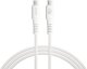 4smarts USB-C Kabel PremiumCord 60W 1,5m, biały 1