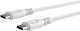 4smarts USB-C Kabel PremiumCord 60W 1,5m, biały 3
