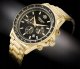 Zegarek Giewont Zegarek Męski Chronograph Sapphire Złoto Czarny GW3520-B4 2