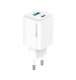 Forever ładowarka sieciowa GaN PD QC TC-08-45AC 1x USB-C 1x USB 45W biała 3
