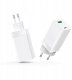 Setty ładowarka sieciowa GAN PD+QC USB + USB-C 65W LSI-02 biała JO 2