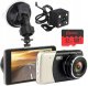 REJESTRATOR JAZDY KAMERA FULL HD PRZÓD TYŁ COFANIA WIDEOREJESTRATOR SD 32GB 1