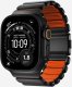 Nomad Goods Inc. Stratos Band - titanowa bransoleta do Apple Watch 49mm z FKM (black titanium, ultra orange FKM) 1
