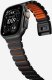 Nomad Goods Inc. Stratos Band - titanowa bransoleta do Apple Watch 49mm z FKM (black titanium, ultra orange FKM) 7