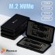 Reagle PUDEŁKO ETUI ochronne NA 4 dyski M.2 SSD NVME SATA Z pianki EVA 4