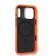 Yaxo Etui na telefon Leather Gear Slim Case MagSafe iPhone 17 Pro Magma Orange 3