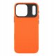 Yaxo Etui na telefon Leather Gear Slim Case MagSafe iPhone 17 Pro Max Magma Orange 1