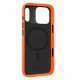 Yaxo Etui na telefon Leather Gear Slim Case MagSafe iPhone 17 Pro Max Magma Orange 3