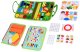 Materiałowa edukacyjna książeczka manipulacyjna Montessori zegar ZA6022 EDUKAMP 2