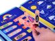 Materiałowa książeczka manipulacyjna edukacyjna + tablica markery ZA6024 EDUKAMP 10