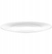 Talerze Obiadowe Płytkie Szkło Białe 6 szt. VILDE 25,5 cm Opalowe 6