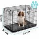 Pethaus Klatka kennelowa dla psa z legowiskiem 91 x 57 x 62 cm PH-201 12