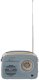 Retro Radio RR-7302 Bluetooth AUX USB AM FM Styl Vintage Przenośne Niebieskie 10