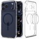 Spigen ULTRA HYBRID MAG MAGSAFE IPHONE 17 PRO CLEAR/DEEP BLUE 1
