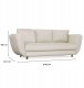 Malys Group SOFA SARIS beżowy noga złota 6