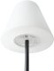 Beliani Lampa ogrodowa podłogowa solarna LED FONESCA Biały 5