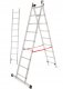 AWTools AWTOOLS DRABINA ALUMINIOWA BASIC 3x10 STOPNI 150kg 7