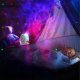 PROJEKTOR GWIAZD NIEBA LAMPKA NOCNA RZUTNIK LASEROWY DLA DZIECI 3D + PILOT 5