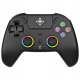 Pad Deltaco PS5 Controller wireless RGB Hall-Effect czarny 1