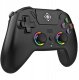 Pad Deltaco PS5 Controller wireless RGB Hall-Effect czarny 3